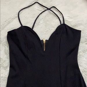 Mid Length Black Dress